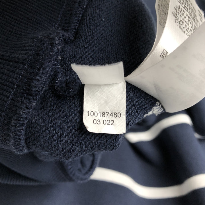 Brooks Brothers Est.1818 Border Pattern Sweatshirt (Men's Size L) cotton navy blue type Vintage Second Hand
