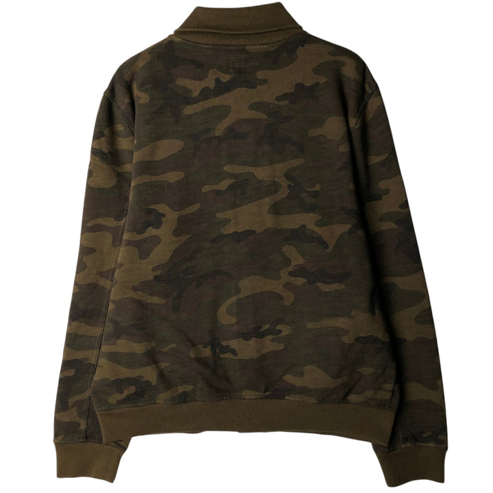 GAP Woodland Camo Sweat Cardigan, Men's Size L (approx.) cotton Khaki type Vintage Second Hand