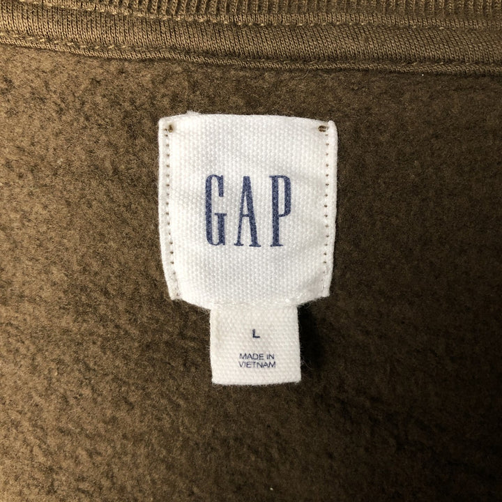 GAP Woodland Camo Sweat Cardigan, Men's Size L (approx.) cotton Khaki type Vintage Second Hand