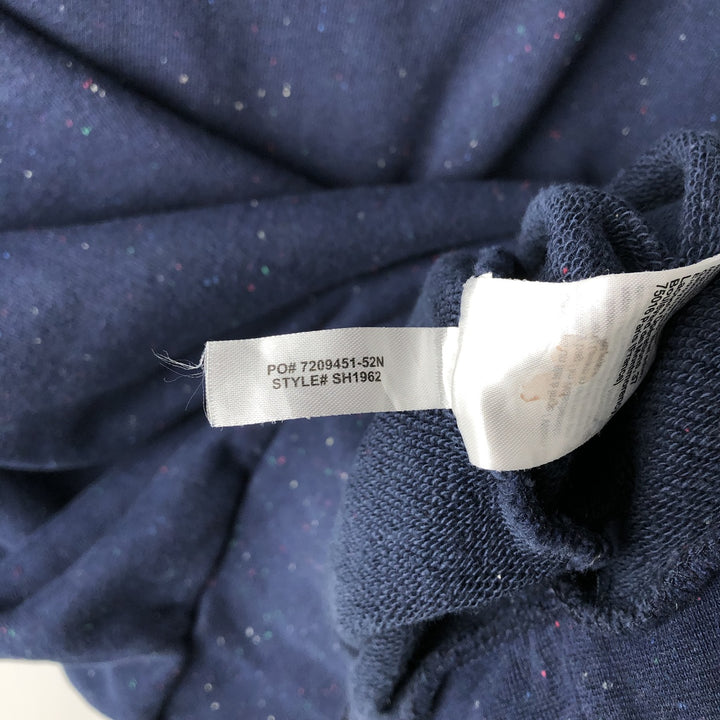 Lacoste CLASSIC FIT Color Nep One-Point Logo Sweatshirt (Men's Size L) cotton navy blue type Vintage Second Hand