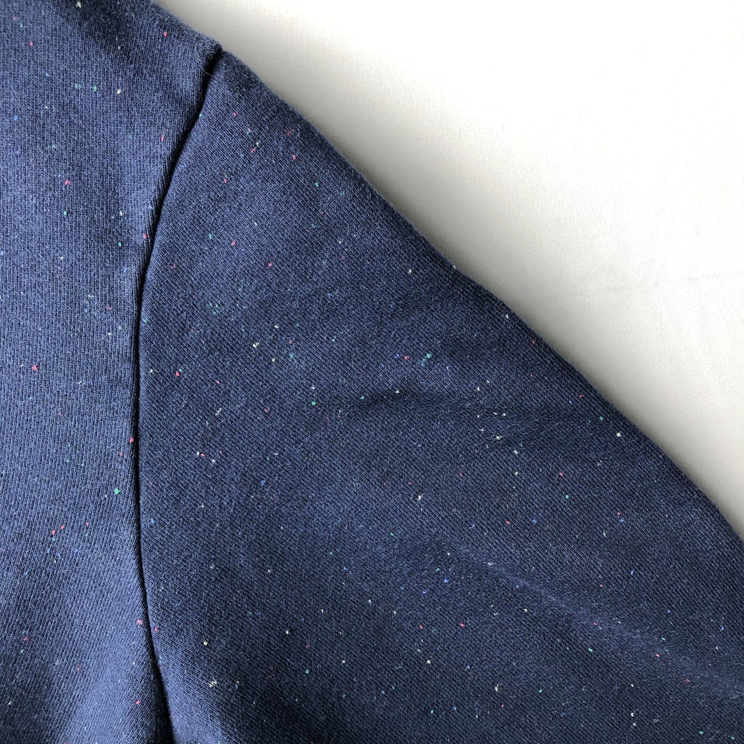Lacoste CLASSIC FIT Color Nep One-Point Logo Sweatshirt (Men's Size L) cotton navy blue type Vintage Second Hand