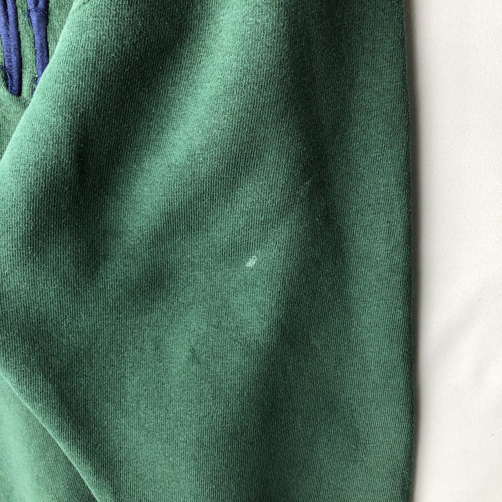 Guess logo sweatshirt, made in USA, men's size L equivalent. cotton green type Vintage Second Hand