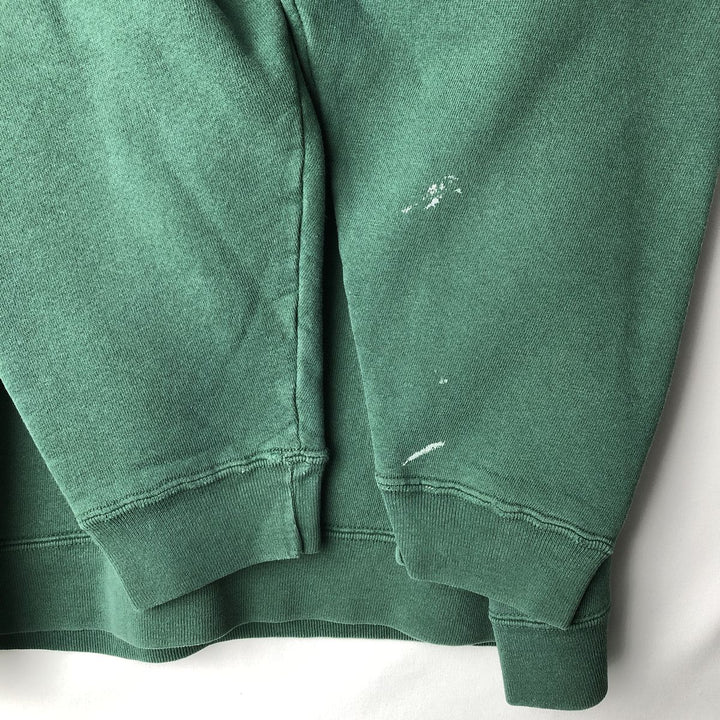 Guess logo sweatshirt, made in USA, men's size L equivalent. cotton green type Vintage Second Hand