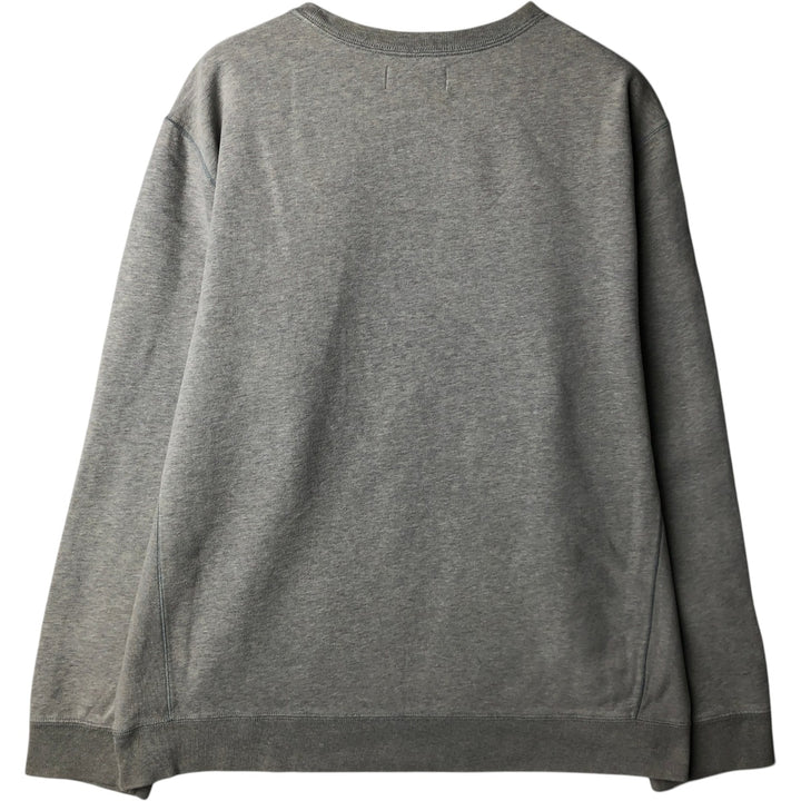 Ralph Lauren POLO by Ralph Lauren One Point Logo Sweatshirt Trainer Men's XL cotton gray type Vintage Second Hand