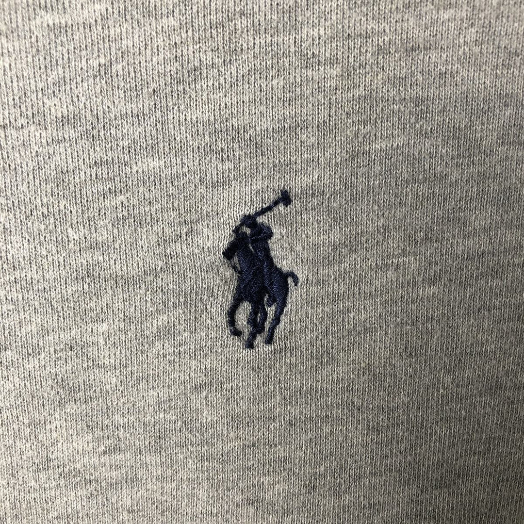 Ralph Lauren POLO by Ralph Lauren One Point Logo Sweatshirt Trainer Men's XL cotton gray type Vintage Second Hand