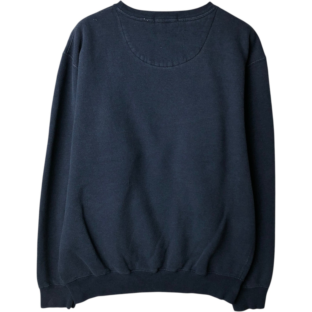 Ralph Lauren POLO by Ralph Lauren One Point Logo Sweatshirt Trainer Men's M size cotton navy blue type Vintage Second Hand