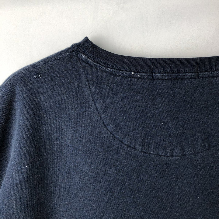 Ralph Lauren POLO by Ralph Lauren One Point Logo Sweatshirt Trainer Men's M size cotton navy blue type Vintage Second Hand