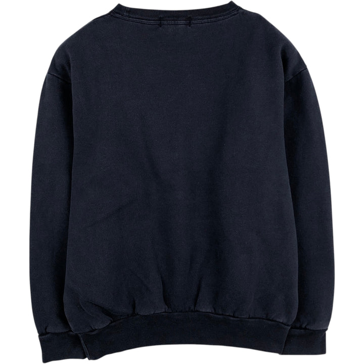 Ralph Lauren POLO by Ralph Lauren One Point Logo Sweatshirt Trainer Men's M size cotton navy blue type Vintage Second Hand