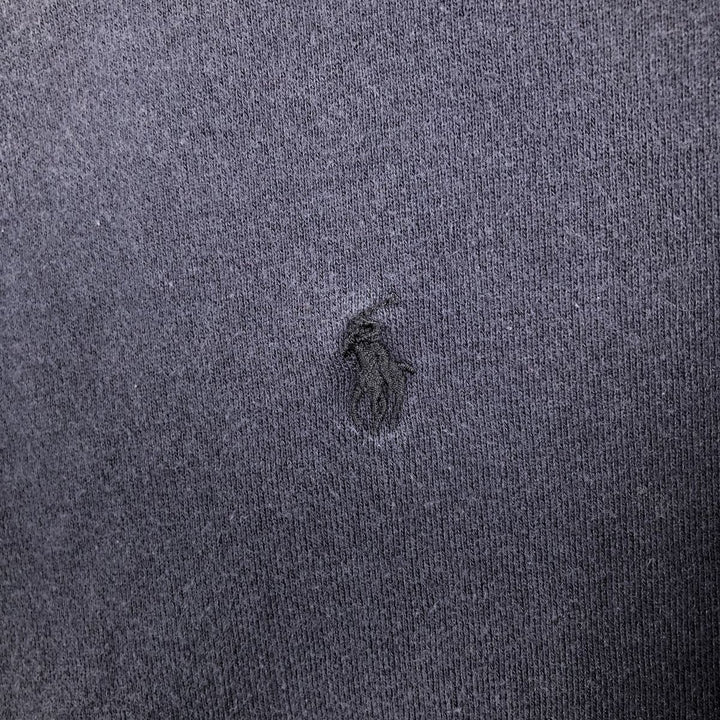 Ralph Lauren POLO by Ralph Lauren One Point Logo Sweatshirt Trainer Men's M size cotton navy blue type Vintage Second Hand