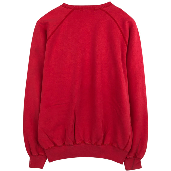 Ralph Lauren POLO by Ralph Lauren One Point Logo Sweatshirt Trainer Men's M size cotton red type Vintage Second Hand