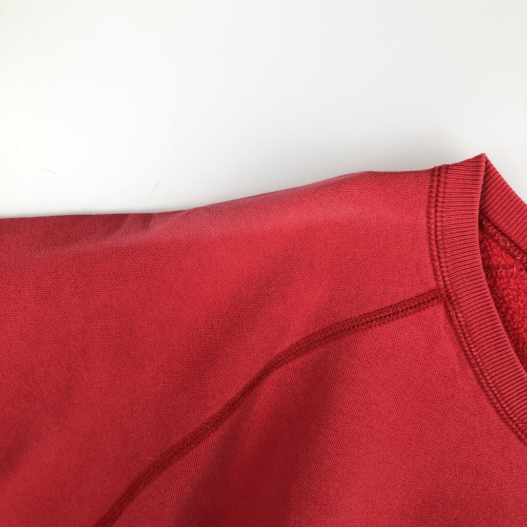 Ralph Lauren POLO by Ralph Lauren One Point Logo Sweatshirt Trainer Men's M size cotton red type Vintage Second Hand