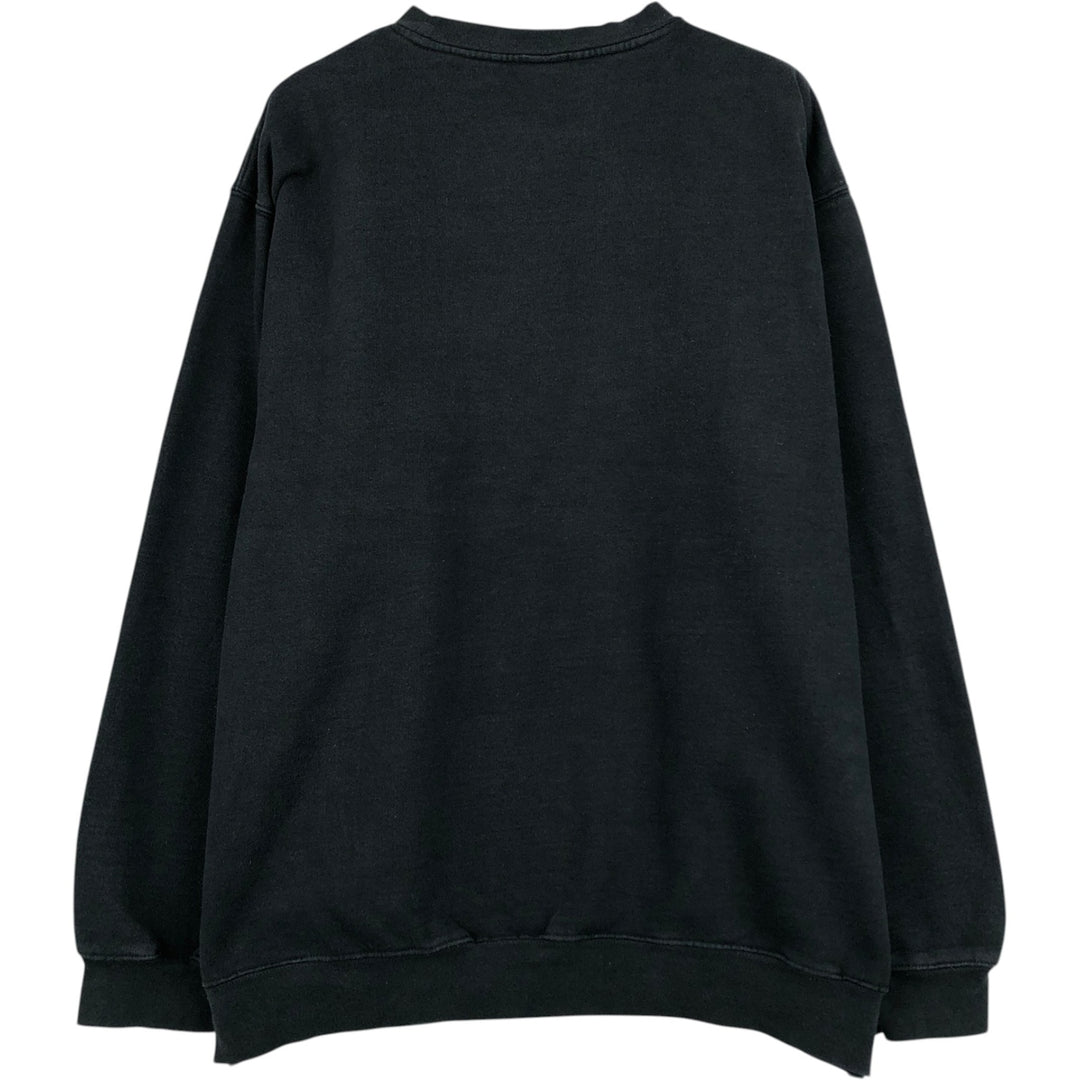 90s-00'S Timberland WEATHERGEAR Logo Sweatshirt, Men's Size XL (approx.) cotton black type Vintage Second Hand