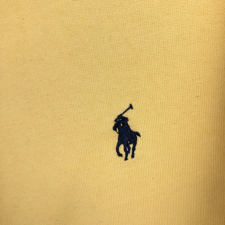 Ralph Lauren POLO by Ralph Lauren One Point Logo Sweatshirt Trainer Men's S Size cotton yellow type Vintage Second Hand