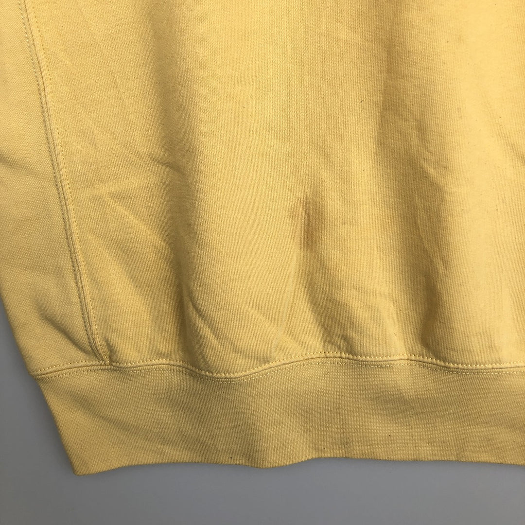 Ralph Lauren POLO by Ralph Lauren One Point Logo Sweatshirt Trainer Men's S Size cotton yellow type Vintage Second Hand