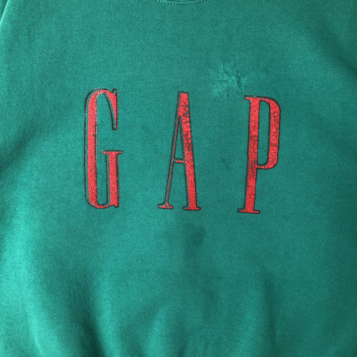 GAP Logo Sweatshirt, Men's Size XL (approx.) unclear green type Vintage Second Hand