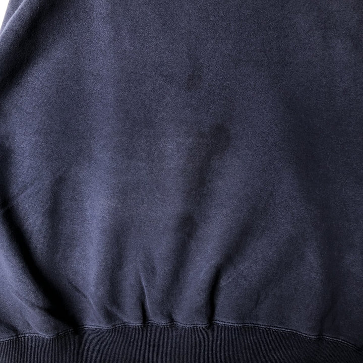 90'S GAP ATHLETIC CLASSIC Old GAP Plain Blank Sweatshirt (Men's Size L) cotton navy blue type Vintage Second Hand
