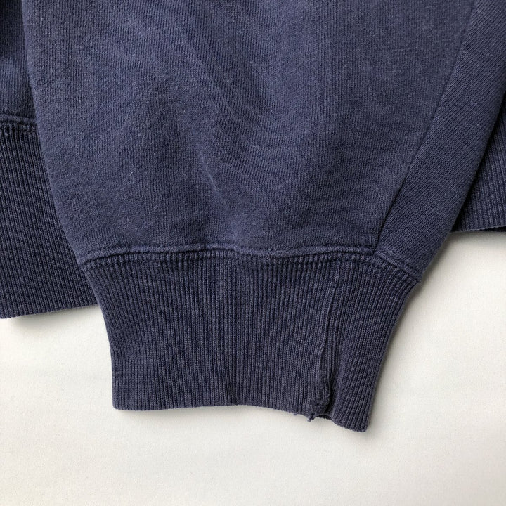 90'S GAP ATHLETIC CLASSIC Old GAP Plain Blank Sweatshirt (Men's Size L) cotton navy blue type Vintage Second Hand