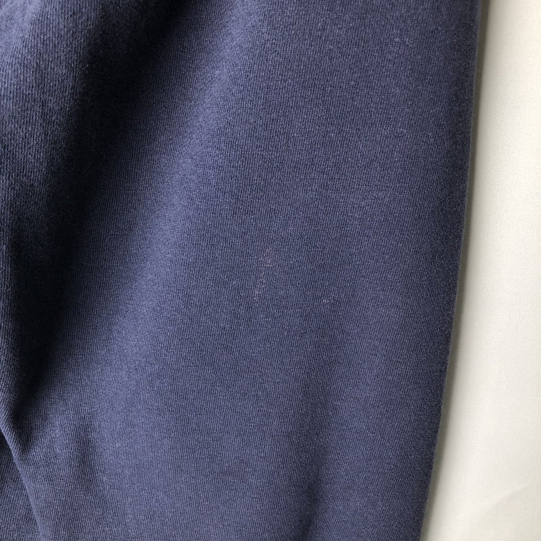 90'S GAP ATHLETIC CLASSIC Old GAP Plain Blank Sweatshirt (Men's Size L) cotton navy blue type Vintage Second Hand