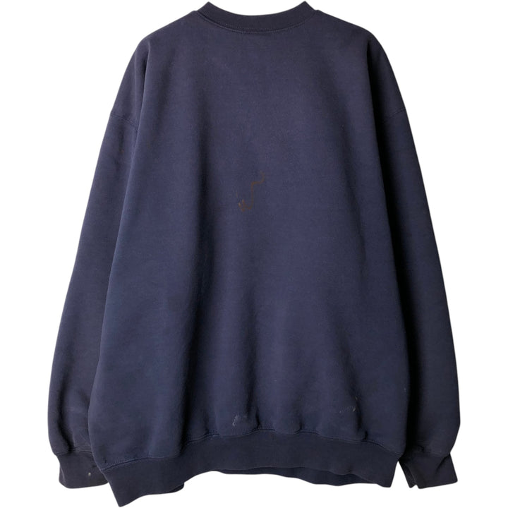 Carhartt logo sweatshirt, men's size XXL unclear navy blue type Vintage Second Hand