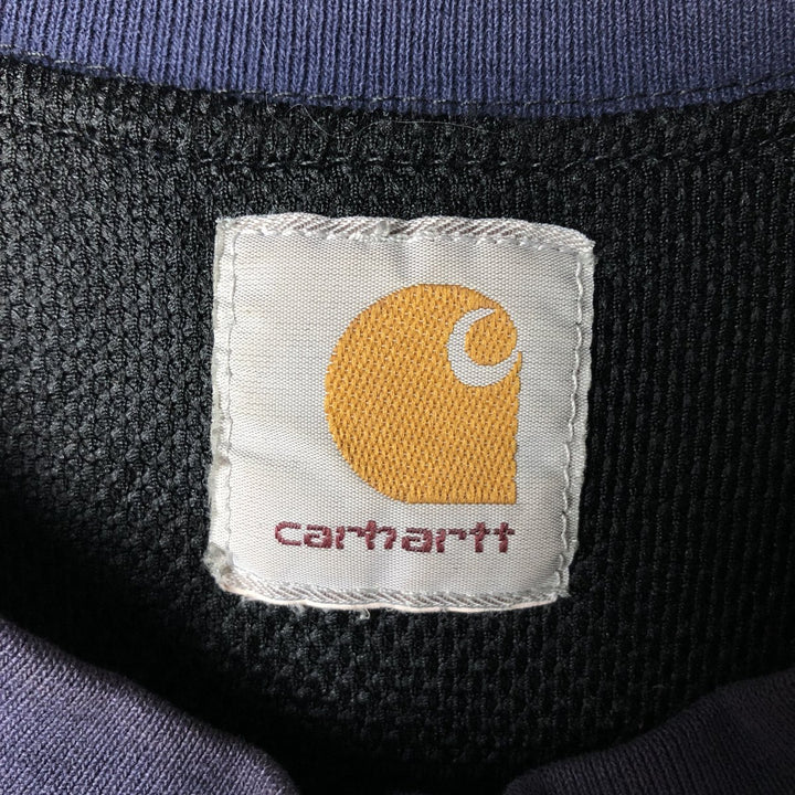 Carhartt logo sweatshirt, men's size XXL unclear navy blue type Vintage Second Hand