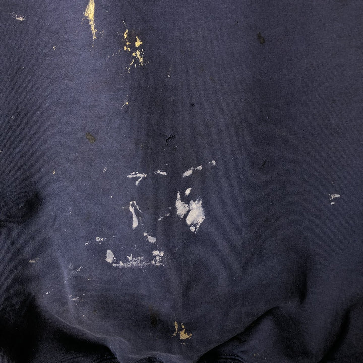 Carhartt logo sweatshirt, men's size XXL unclear navy blue type Vintage Second Hand