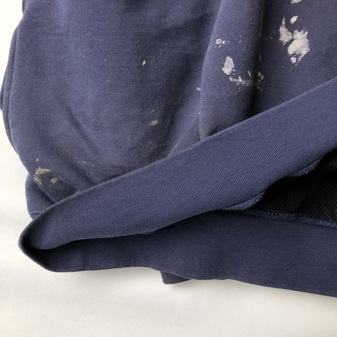 Carhartt logo sweatshirt, men's size XXL unclear navy blue type Vintage Second Hand