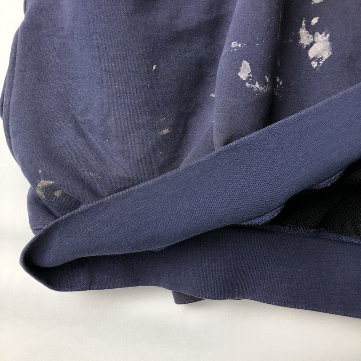 Carhartt logo sweatshirt, men's size XXL unclear navy blue type Vintage Second Hand
