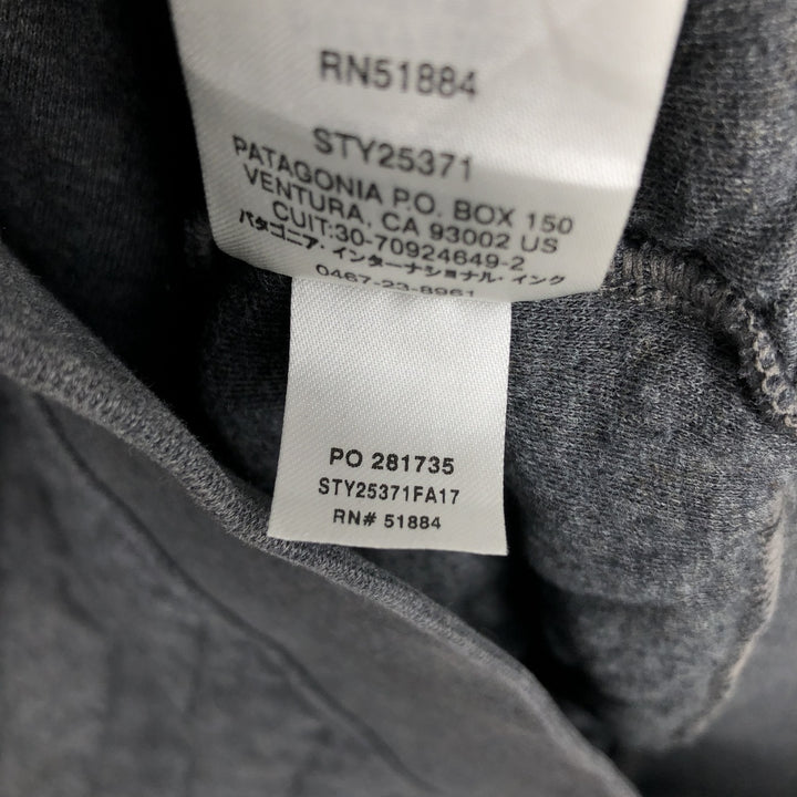 Patagonia Quilted Snap-T 25371FA17 Half-Snap Sweatshirt (Men's Size L) cotton gray type Vintage Second Hand