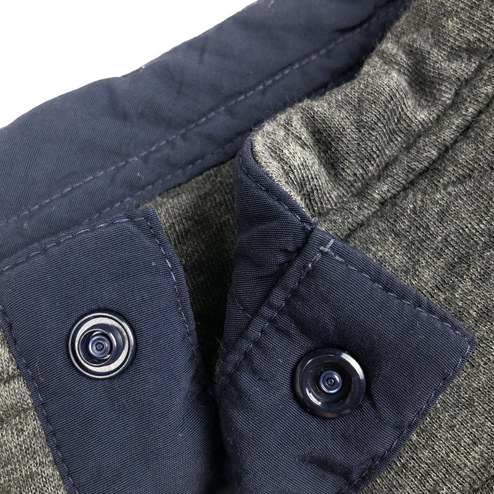 Patagonia Quilted Snap-T 25371FA17 Half-Snap Sweatshirt (Men's Size L) cotton gray type Vintage Second Hand