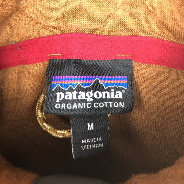 Patagonia Quilted Snap-T 25371FA18 Sweatshirt, Men's Size M (Equivalent), Half-Snap cotton brown type Vintage Second Hand