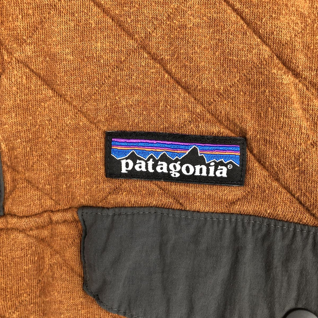 Patagonia Quilted Snap-T 25371FA18 Sweatshirt, Men's Size M (Equivalent), Half-Snap cotton brown type Vintage Second Hand