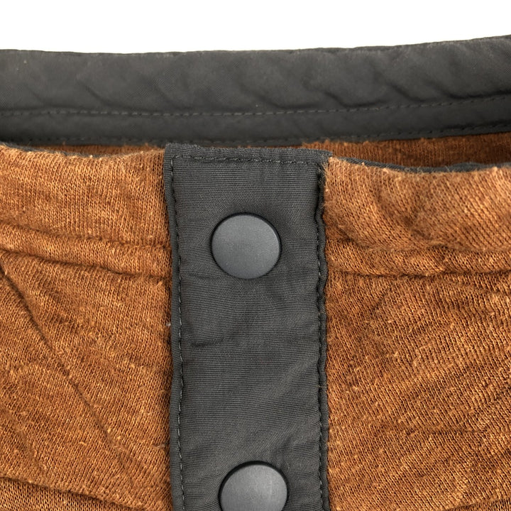 Patagonia Quilted Snap-T 25371FA18 Sweatshirt, Men's Size M (Equivalent), Half-Snap cotton brown type Vintage Second Hand