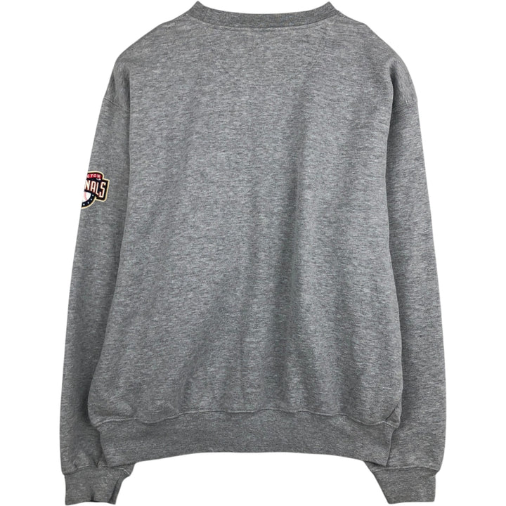 2000'S Nike TEAM MLB Washington Nationals Print Sweatshirt (Men's Size L) cotton gray type Vintage Second Hand
