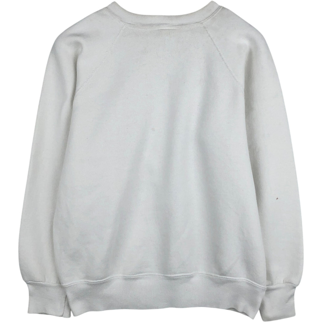80'S Reebok Logo Sweatshirt, Made in USA, Men's Size M (approx.), Vintage cotton white type Vintage Second Hand