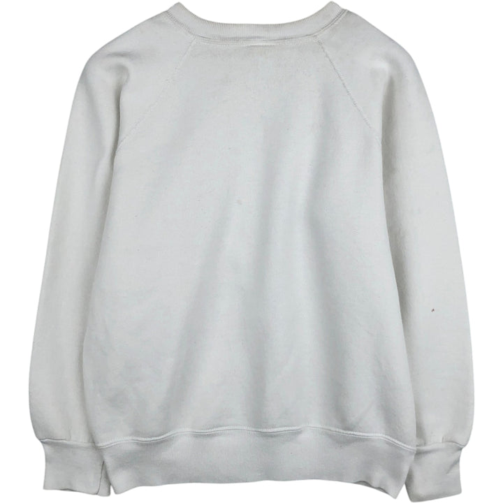80'S Reebok Logo Sweatshirt, Made in USA, Men's Size M (approx.), Vintage cotton white type Vintage Second Hand