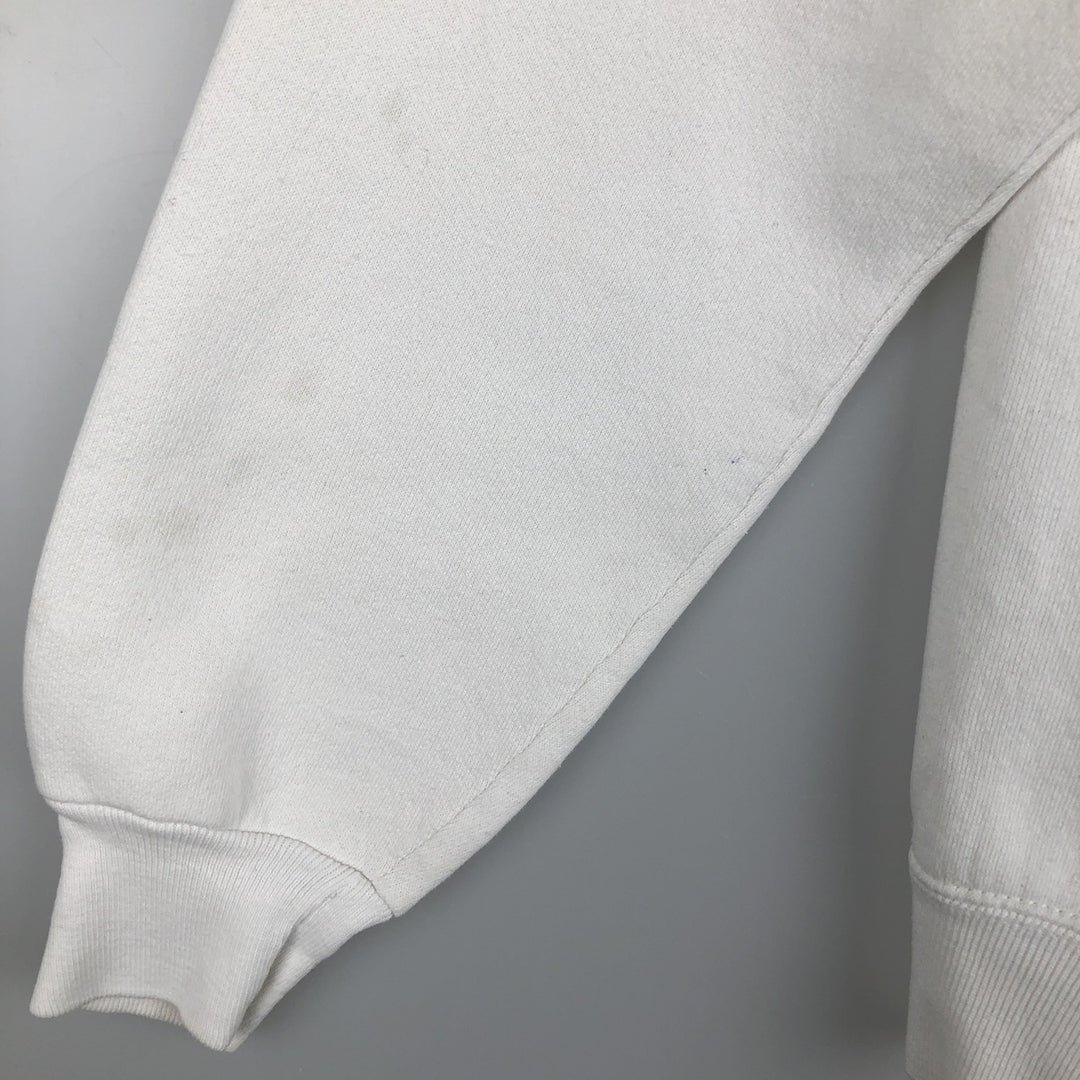 80'S Reebok Logo Sweatshirt, Made in USA, Men's Size M (approx.), Vintage cotton white type Vintage Second Hand