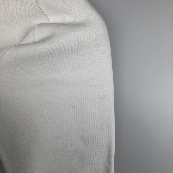 80'S Reebok Logo Sweatshirt, Made in USA, Men's Size M (approx.), Vintage cotton white type Vintage Second Hand