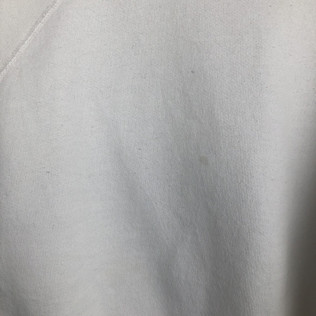 80'S Reebok Logo Sweatshirt, Made in USA, Men's Size M (approx.), Vintage cotton white type Vintage Second Hand