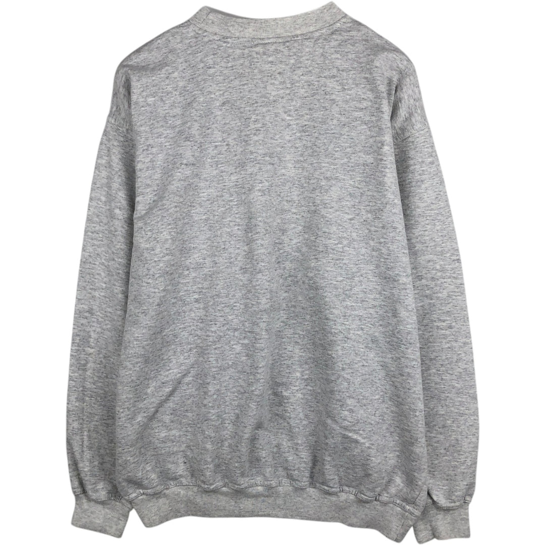 90s-00'S Adidas one-point logo sweatshirt, men's size L equivalent, vintage. cotton gray type Vintage Second Hand
