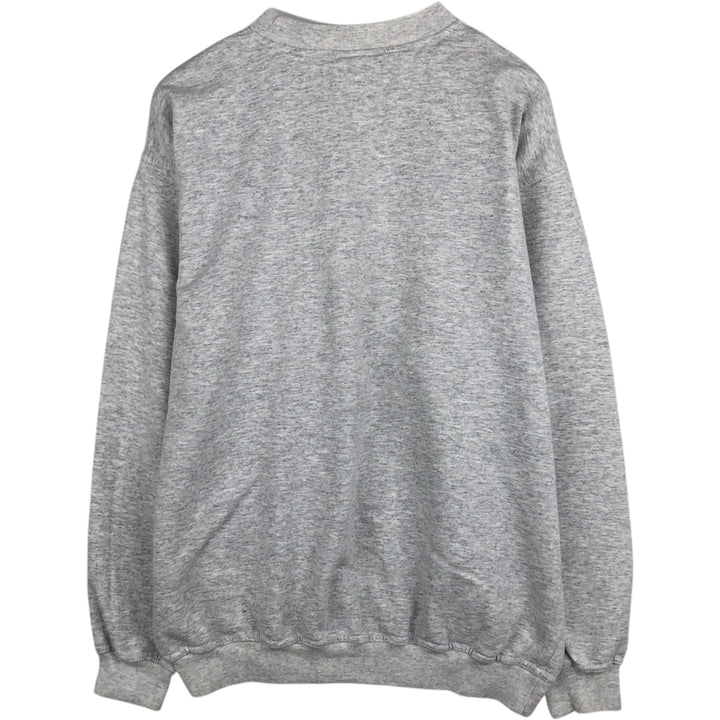 90s-00'S Adidas one-point logo sweatshirt, men's size L equivalent, vintage. cotton gray type Vintage Second Hand