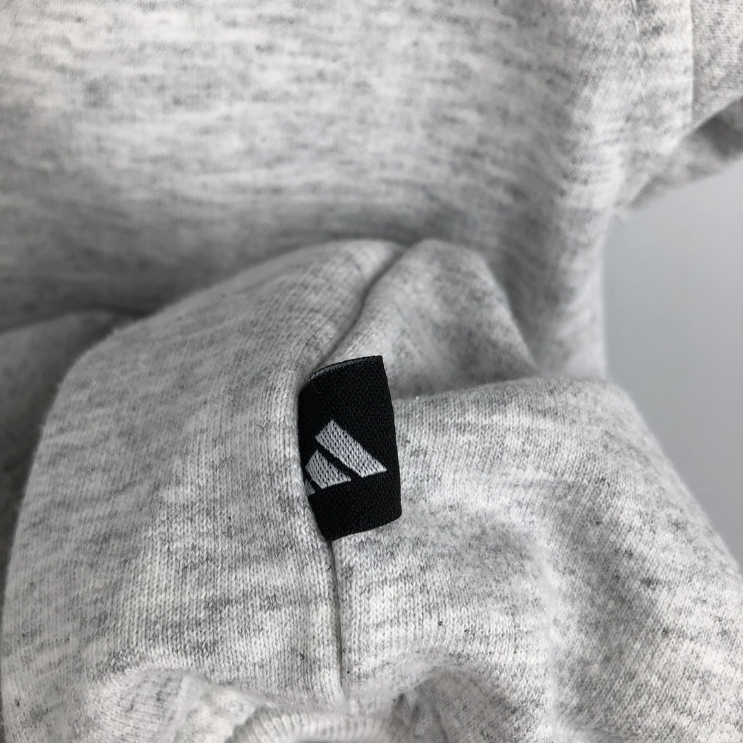 90s-00'S Adidas one-point logo sweatshirt, men's size L equivalent, vintage. cotton gray type Vintage Second Hand