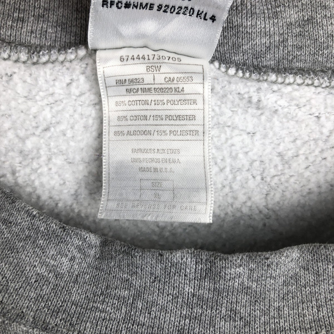 90'S Nike One-Point Logo Sweatshirt, Made in USA, Men's XL (approx.), Vintage cotton gray type Vintage Second Hand