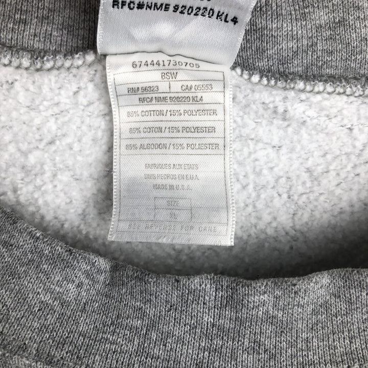 90'S Nike One-Point Logo Sweatshirt, Made in USA, Men's XL (approx.), Vintage cotton gray type Vintage Second Hand