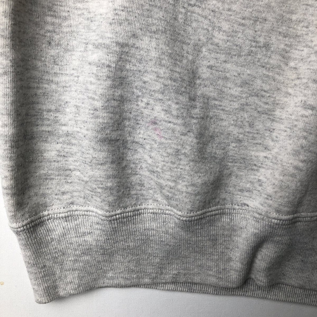 90'S Russell printed sweatshirt, sweatshirt, made in USA, men's size L, vintage cotton gray type Vintage Second Hand