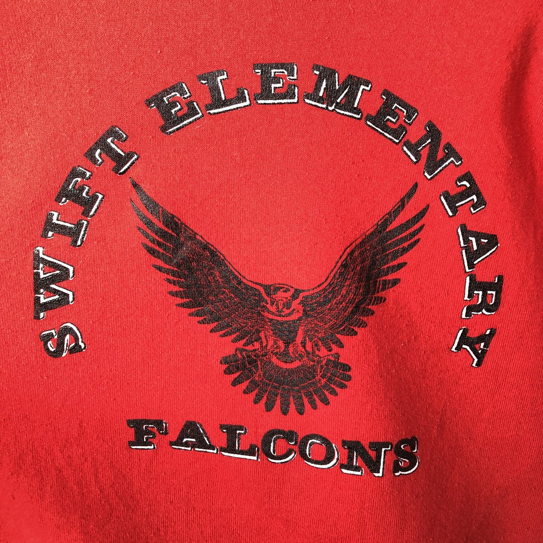 90'S Fruit of the Loom College Sweatshirt, Made in USA, Men's XL, Vintage cotton red type Vintage Second Hand