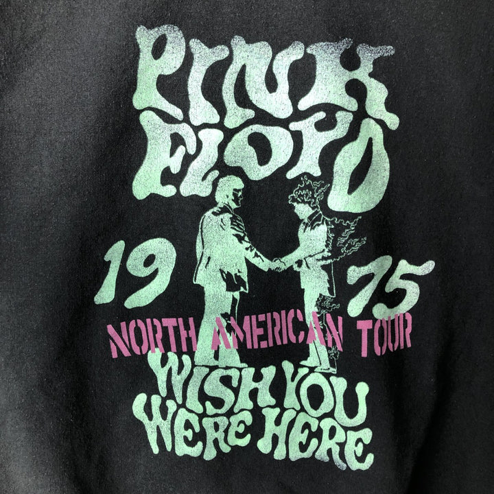 PINK FLOYD WISH YOU WERE HERE Band Sweatshirt (Men's Size L) unclear black type Vintage Second Hand