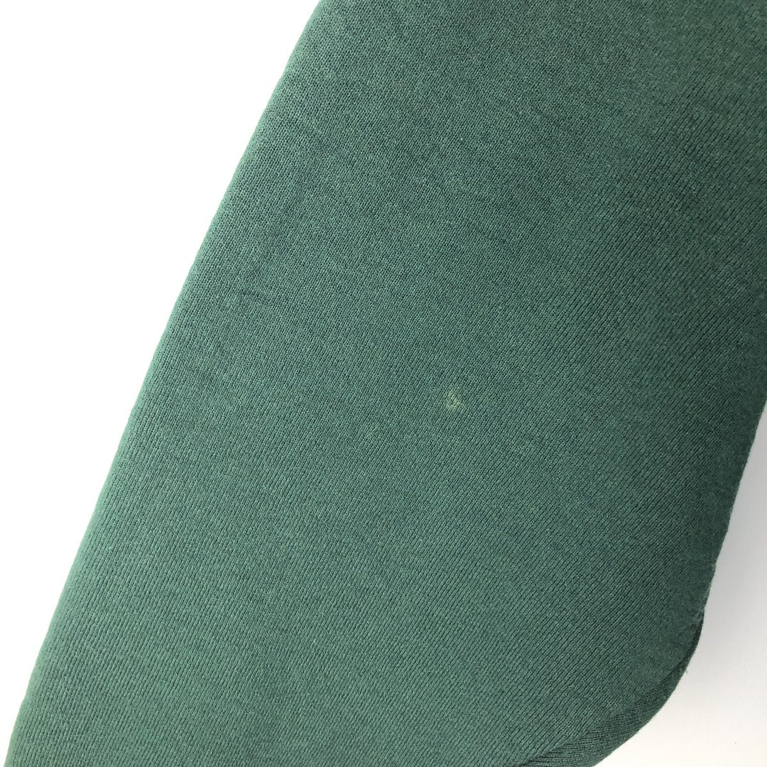 90'S WALKING TIME BOMB Message Print Sweatshirt, Men's Size L (Equivalent), Vintage unclear Green type dark green Vintage Second Hand