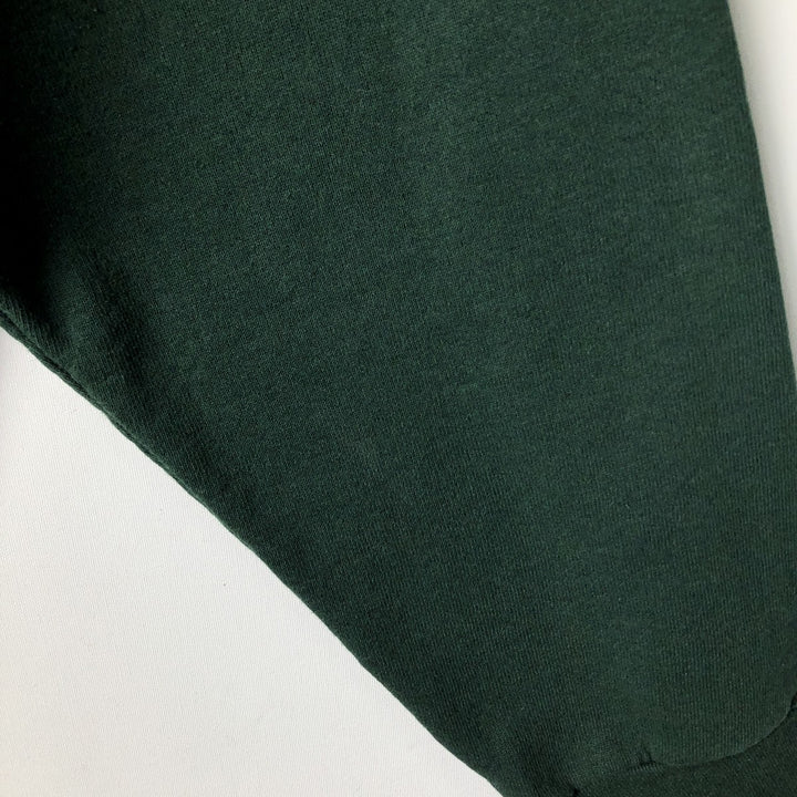 90'S WALKING TIME BOMB Message Print Sweatshirt, Men's Size L (Equivalent), Vintage unclear Green type dark green Vintage Second Hand