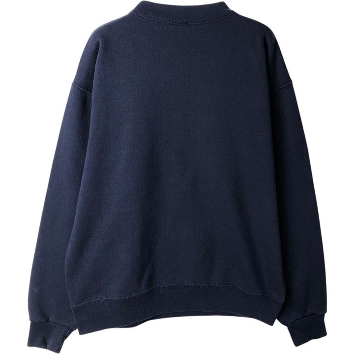 Vintage printed sweatshirt, size L for men unclear navy blue type Vintage Second Hand