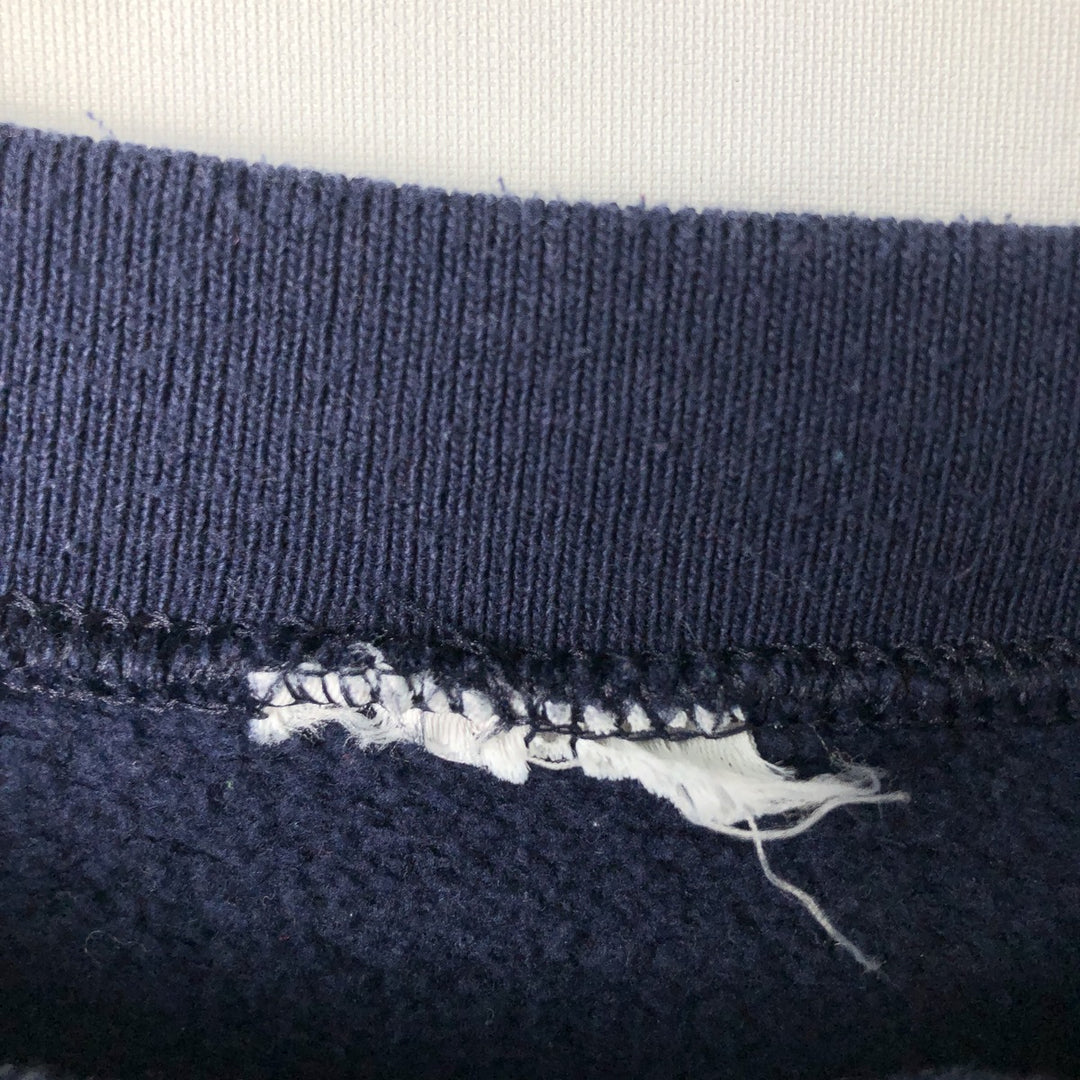 Vintage printed sweatshirt, size L for men unclear navy blue type Vintage Second Hand